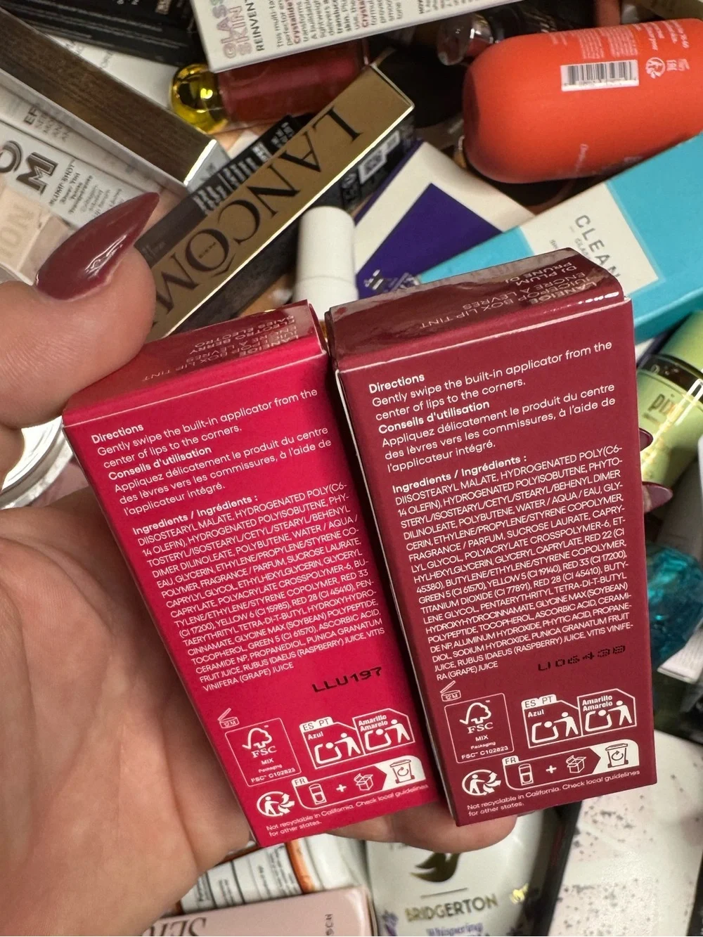LANEIGE Juicepop Box Lip Tint Duo - Deep Plum & Bright Berry